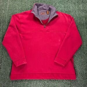 Vintage Timberland Quarter‎ Zip Pullover Sweatshirt
